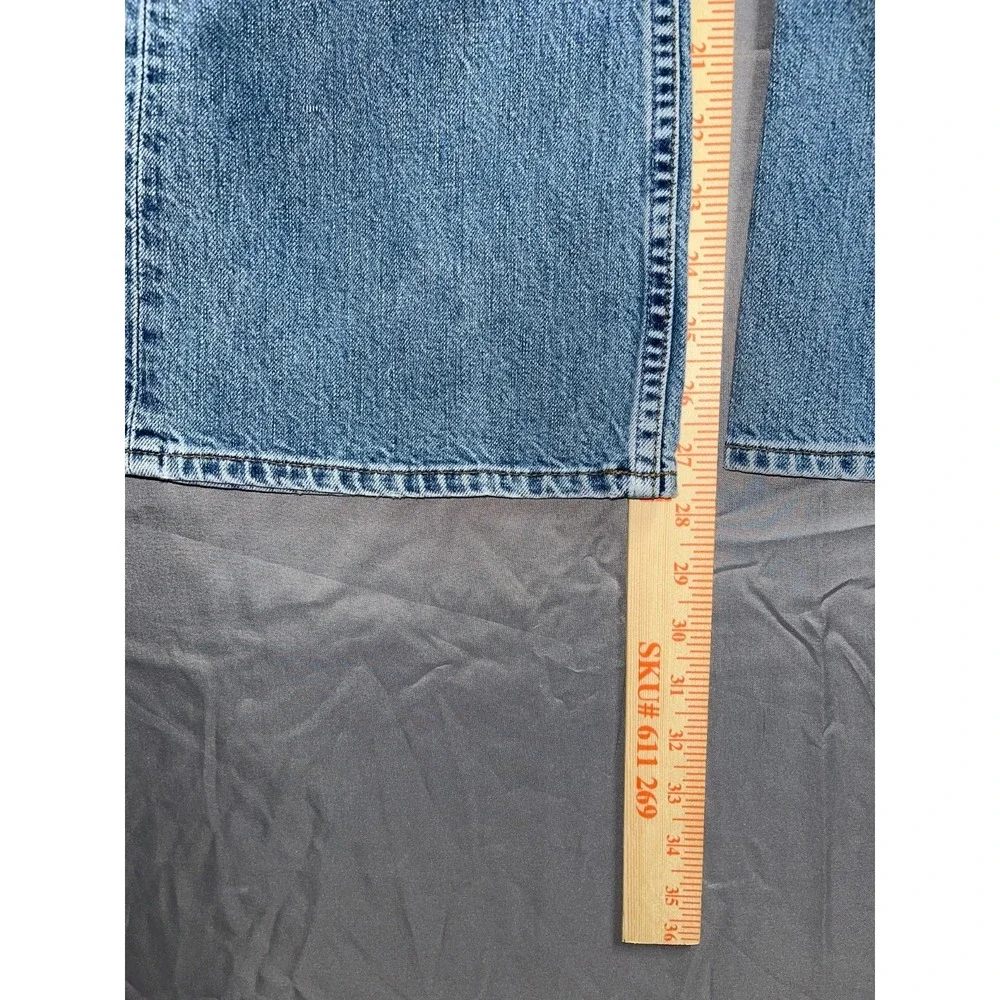Gap Ankle Flare Jeans‎ Boys 4 Blue Denim Relaxed Fit Medium Wash Streetwear